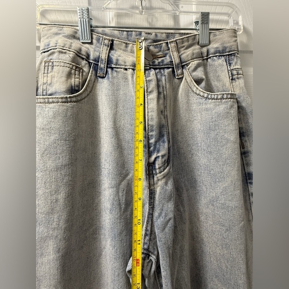 SHEIN Light Blue Wash Wide-Leg Jeans - Size XS - Picture 5 of 9